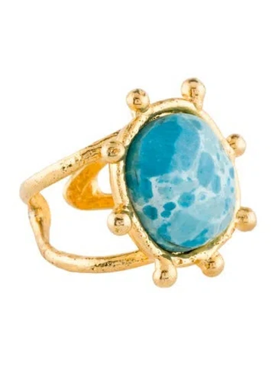 Pre-owned Sylvia Toledano Coussin Ii Cocktail Ring In Multi