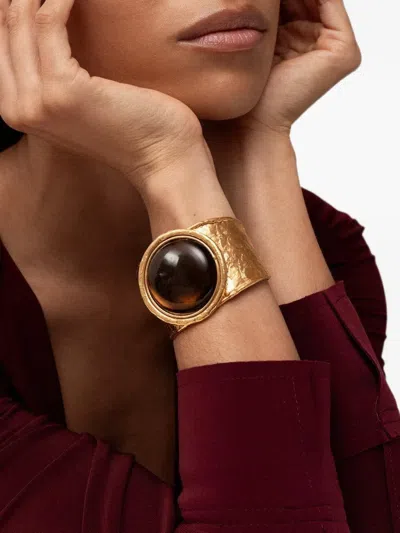 Sylvia Toledano Cuff Sphere Bracelet In Gold