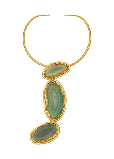 Sylvia Toledano Dakota Pendant In Green