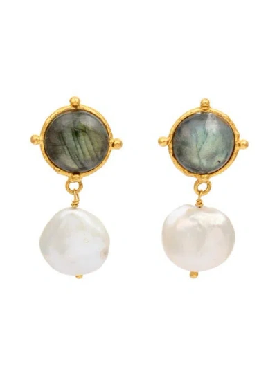 Sylvia Toledano Diane Earrings In Gray