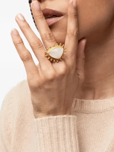 Sylvia Toledano Dot Moonstone Ring In Multi