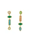 Sylvia Toledano Drop-design Earrings In Multi