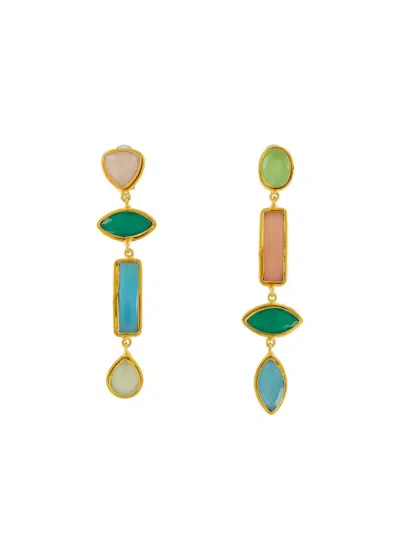 Sylvia Toledano Drop-design Earrings In Multi