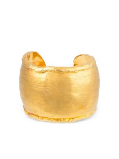 Sylvia Toledano Dune Hammered Ring In Gold