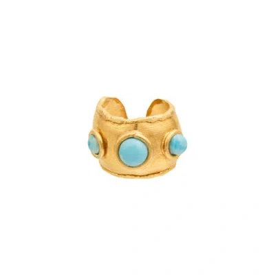 Sylvia Toledano Dune Ring In Blue