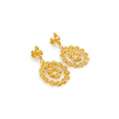 Sylvia Toledano Flower Earrings In Gold