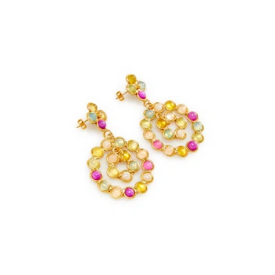 Sylvia Toledano Flower Earrings In Multi