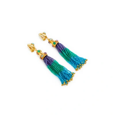 Sylvia Toledano Gio Earrings In Blue