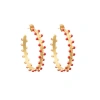 Sylvia Toledano Gipsy Earrings In Red