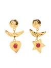 Sylvia Toledano Gold-tone Moon Heart Star Drop Earrings In Gold