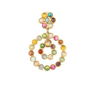 Sylvia Toledano Happy Flower Earrings In Multi