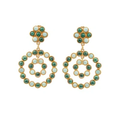 Sylvia Toledano Happy Flower Earrings In Gold