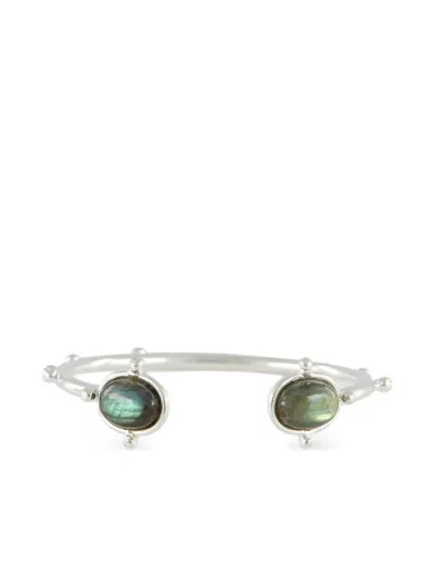 Sylvia Toledano Holis Labradorite Beaded Bracelet In Silver