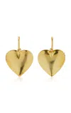 SYLVIA TOLEDANO LOVED 22K GOLD-PLATED EARRINGS