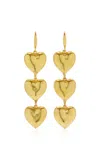 SYLVIA TOLEDANO LOVED 22K GOLD-PLATED EARRINGS