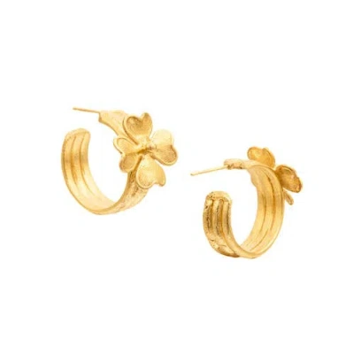Sylvia Toledano Lucky Love Earrings In Gold