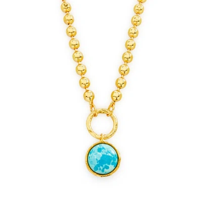 Sylvia Toledano Mantra Necklace In Blue