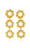 Sylvia Toledano Marguerite 22k Gold-plated Earrings