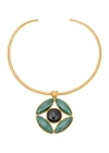 Sylvia Toledano Marquise Necklace In Green