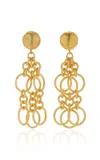 Sylvia Toledano Platon 22k Gold-plated Earrings In Gold