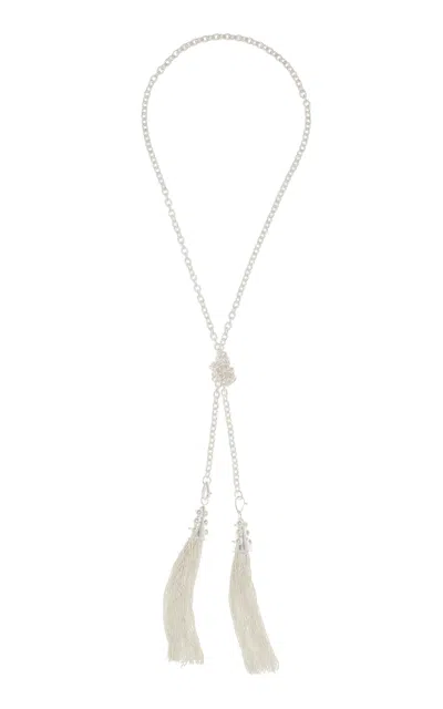 Sylvia Toledano Pom Poms Silver-plated Necklace In Silver