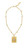 Sylvia Toledano Shield 22k Gold-plated Pearl Necklace
