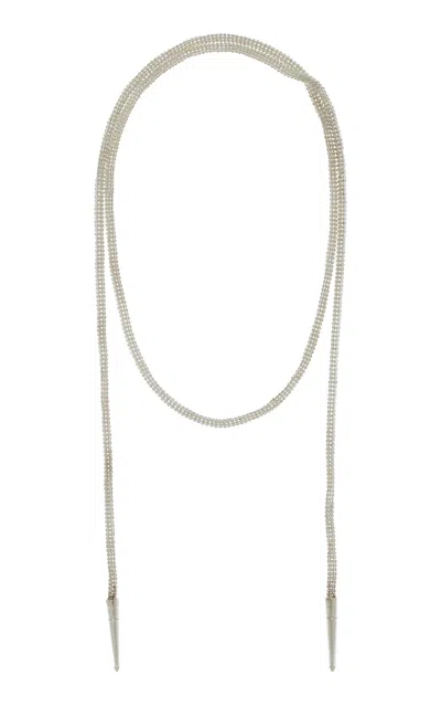 Sylvia Toledano Silver-plated Bolo Tie Necklace