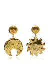 Sylvia Toledano Sol Y Luna 22k Gold-plated Earrings In Gold