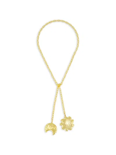 Sylvia Toledano Sol Y Luna Necklace In Gold