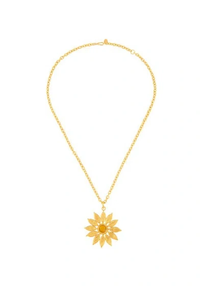 Sylvia Toledano Sunflower Necklace In Gold