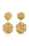Sylvia Toledano Swan 22k Gold-plated Earrings In Gold