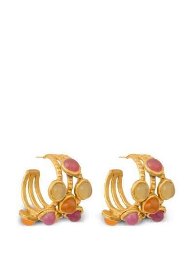 Sylvia Toledano Thalita Hoop Earrings In Gold