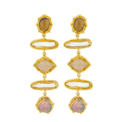 Sylvia Toledano Theodora Earrings In Gold