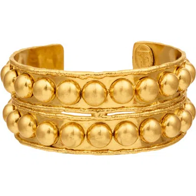 Sylvia Toledano Tribal Cuff In Gold