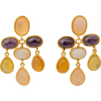 Sylvia Toledano Valse Earrings In Brown