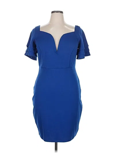 Pre-owned Symphony Cocktail Dress In Blue