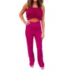Symphony Have Some Fun Jumpsuit In Magenta In Pink