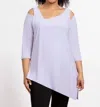 Sympli Nu Focus Tunic In Lavender In Multi