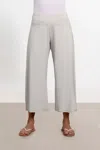 Sympli Bamboo Pants In Driftwood In White