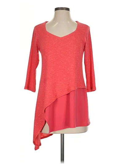 Pre-owned Sympli Cardigan Sweater In Red