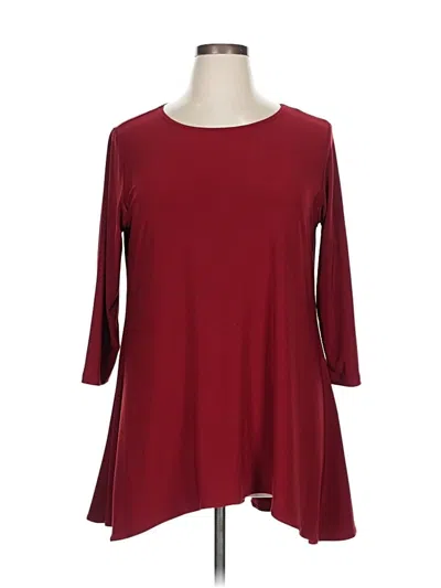 Pre-owned Sympli Casual Dress In Burgundy