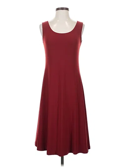Pre-owned Sympli Casual Dress In Burgundy