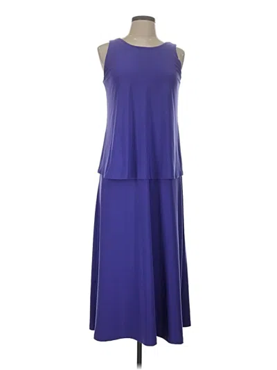 Pre-owned Sympli Casual Dress In Purple