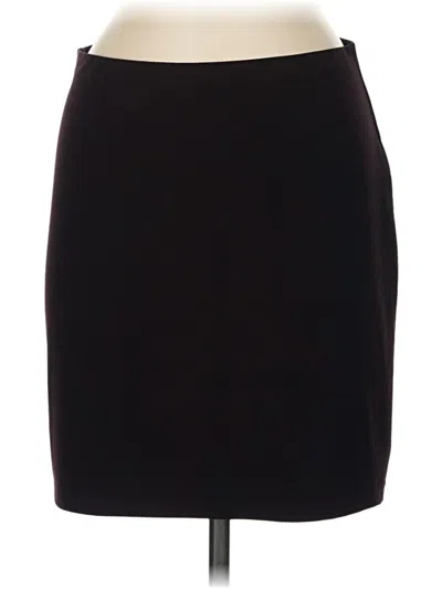 Pre-owned Sympli Formal Skirt In Burgundy