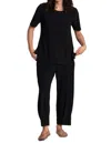 SYMPLI GO TO CLASSIC RELAX SHORT SLEEVE TEE IN BLACK