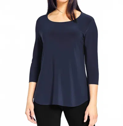 Sympli Go To Classic T Relax Tee In Navy In Blue