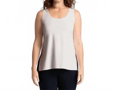 Sympli Go To Relax Tank In Mushroom In White
