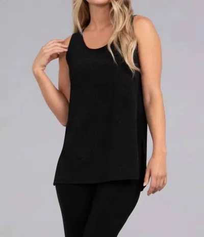 Sympli Go To Tank Top In Black