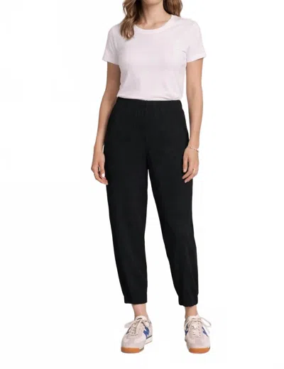 Sympli Half Cuff Jogger Pant In Black