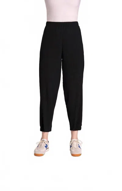 Sympli Half Cuff Jogger Pants In Black